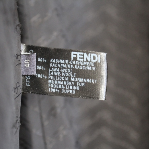 Fendi cashmere and wool coat - Picture 7 of 9